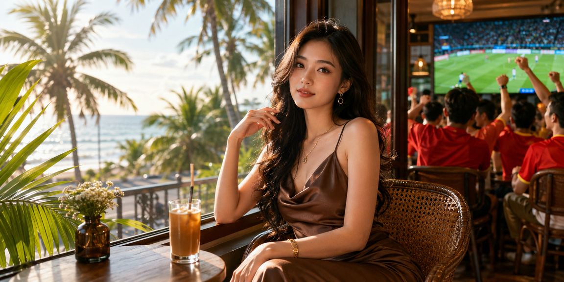 Người dùng Việt Nam theo dõi trận bóng đá và đặt cược trực tuyến
